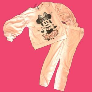 Minnie Mouse 2-Piece Fleece Top and Leggings Set 4T